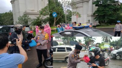 Jajaran Polres Muaro Jambi Berbagi di Bulan Ramadan