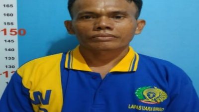 Junaidi (45) Narapida Kasus KDRT yang Kabur dari Lapas Kelas IIB Muaro Bungo.