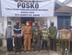 Dirikan Posko PPKM, Kades Jatimulyo Terus Kampanyekan Protokol Kesehatan