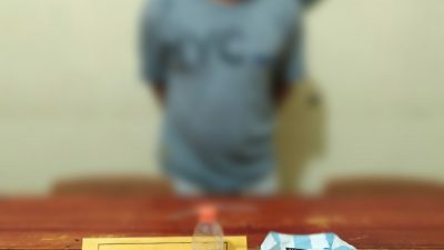 DB dan Barang Bukti Narkoba Jenis Sabu.