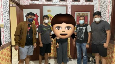 Polda Jambi meringkus pelaku penipuan arisan online. SELOKO.ID/Istimewa.