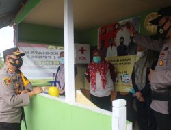 Kapolres Tinjau Kampung Tangguh di Jaluko, Temukan Kekurangan Tenaga Medis untuk Test Cepat Antigen
