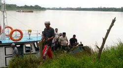 Warga di Desa Senaung, Kecamatan Jaluko, Kabupaten Muaro Jambi dan warga di Kelurahan Penyengat Rendah, Kecamatan Telanaipura, Kota Jambi menolak aktivitas penambangan pasir di daerah mereka, Selasa 16 Juni 2021. SELOKO.ID/Istimewa.