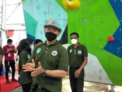 Syarif Fasha Buka Kejuaraan Terbuka Panjat Tebing Walikota Cup 2021