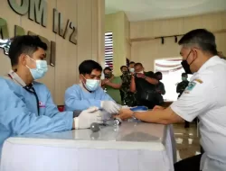 Walikota Fasha Ikut Donor Darah di HUT Pomad 
