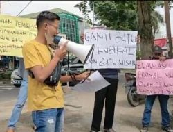 Protes Meterial Proyek yang Digunakan PT. Nindiya Karya, LSM MAPPAN Demo Satker PJN 1 Jambi