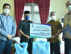 Wakil Wali Kota Jambi Terima CSR dari PT. TGI Berupa Ratusan Paket Sembako