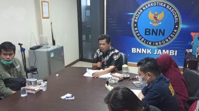 Sepanjang Tahun 2021 BNN Kota Jambi Ungkap 10 Kasus