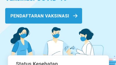 Aplikasi PeduliLindungi. (foto:ist)