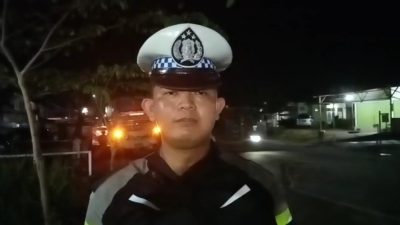 Anggota Satlantas Polres Muaro Jambi, Briptu Septiara.