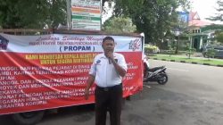 Demo di Kejati Jambi, LSM Propam Minta Proyek Jalan Tanjung Nangko Senilai 1,3 Miliar Diusut