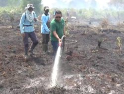 Kebakaran Lahan Gambut di Sungai Gelam Meluas, DPRD Muaro Jambi Berharap Helikopter Water Bombing Diterjunkan