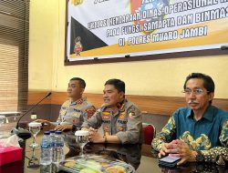 Kapolres Muaro Jambi Terima Kunjungan Puslitbang Polri