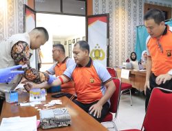 Pejabat Utama Polda Jambi Jalani Pemeriksaan Kesehatan Berkala