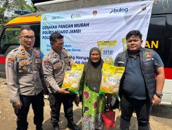 Gerakan Pangan Murah Polres Muaro Jambi, 2 Ton Beras SPHP Ludes