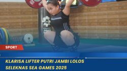 Atlet Angkat Besi Jambi Yuliana Klarisa Lolos Seleksi Nasional SEA Games 2025