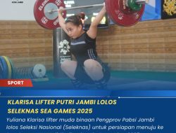 Atlet Angkat Besi Jambi Yuliana Klarisa Lolos Seleksi Nasional SEA Games 2025
