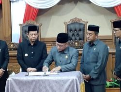 Sidang Paripurna, DPRD Muaro Jambi Sahkan 4 Perda 