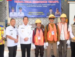 Bupati Muaro Jambi Buka Pelatihan Tenaga Kerja Konstruksi 