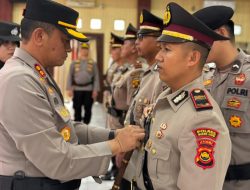 Kapolres Muaro Jambi Pimpin Sertijab Kasat Intelkam, Kasat Samapta dan Kapolsek Mestong 