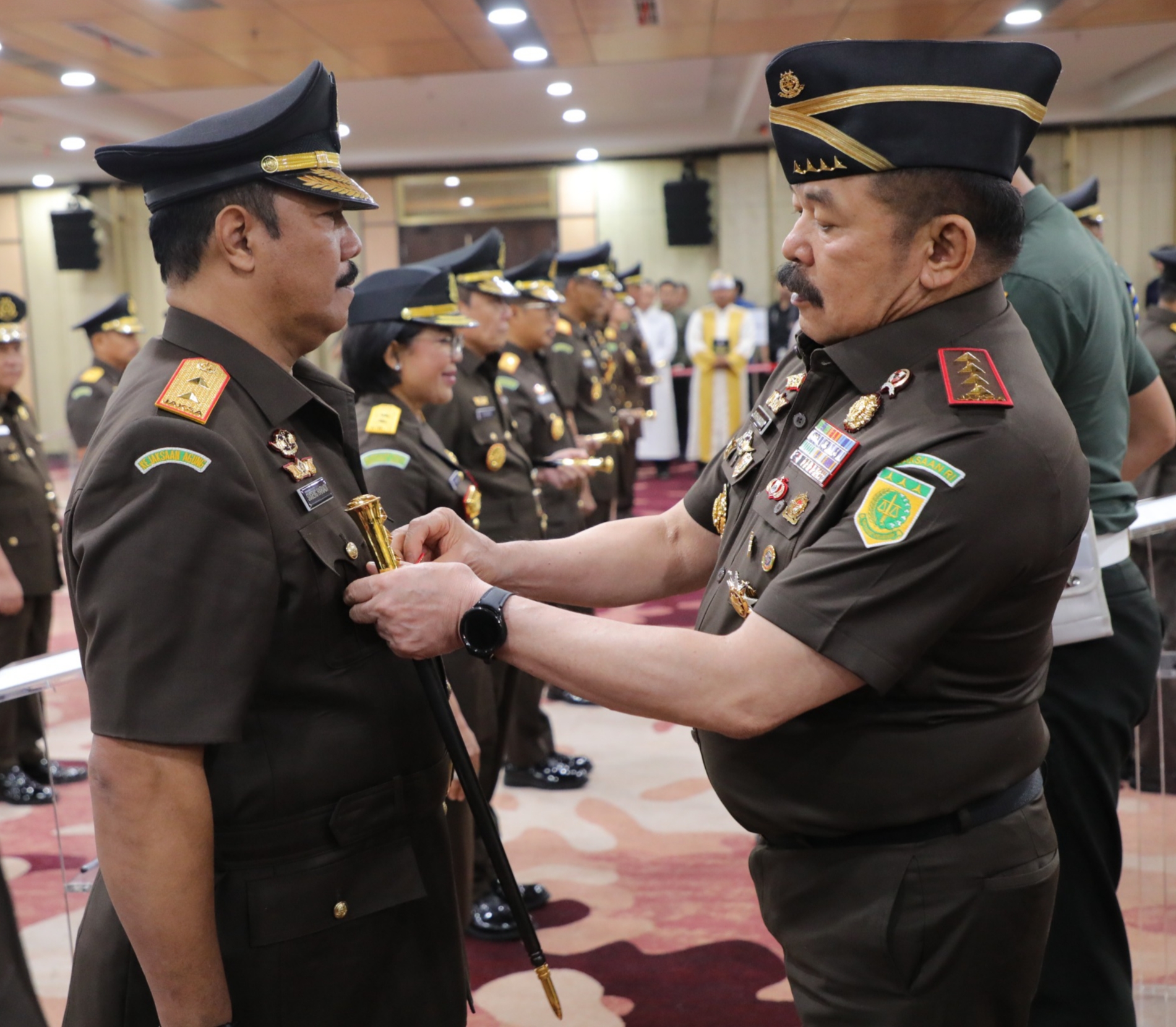 Jaksa Agung, ST Burhanuddin Melantik Sugeng Hariadi Menjadi Kepala Kejaksaan Tinggi Jambi.