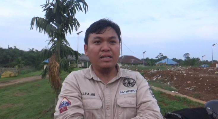 Kabid Pengelolahan Sampah dan Limbah B3 Dinas Lingkungan Hidup (DLH) Kabupaten Tanjung Jabung Timur, Al fajri.