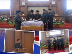 DPRD Muaro Jambi Gelar Rapat Paripurna Persetujuan dan Penandatanganan 5 Ranperda 