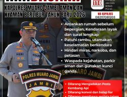 Sambut Tahun Baru 2026, Polres Muaro Jambi Larang Pesta Kembang Api dan Konvoi