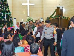 Pastikan Natal Aman dan Damai, Forkopimda Jambi Keliling Gereja dan Pos Pengamanan 