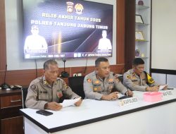 Rilis Akhir Tahun 2025 Polres Tanjabtim, Angka Kriminalitas Turun