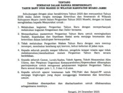 Bupati Muaro Jambi Terbitkan Larangan Konvoi dan Petasan Saat Malam Pergantian Tahun