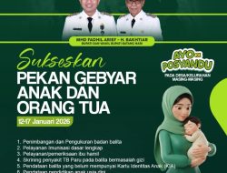 Ayo ke Posyandu, Pemkab Batang Hari Gelar Pekan Gebyar Anak dan Orang Tua 12-17 Januari 2026