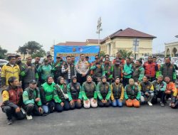 Dirlantas Polda Jambi Rangkul Ojek Online Jadi Pelopor Keselamatan Jalan