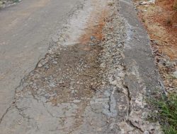 Proyek Jalan Rabat Beton Rp 291 Juta Rusak Parah, Ini Penjelasan Dinas Perkim Muaro Jambi