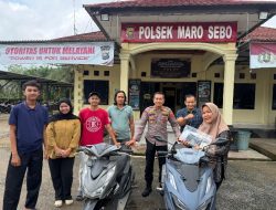 Pelayanan Humanis, Polsek Maro Sebo Titip Rawat Motor Barang Bukti ke Pemilik