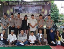 Polsek Sungai Gelam Gelar Buka Bersama, Iptu Doli Siregar Santuni Anak Yatim dan Beri Bantuan Toa Langgar