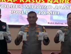 Satresnarkoba Polres Muaro Jambi Ringkus 12 Tersangka, Sita Ratusan Gram Sabu