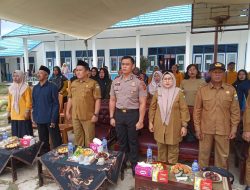 Kapolsek Bahar Selatan IPDA Ari Irfani Hadiri Pembukaan O2SN dan FLS3N SMP di Desa Tanjung Mulia