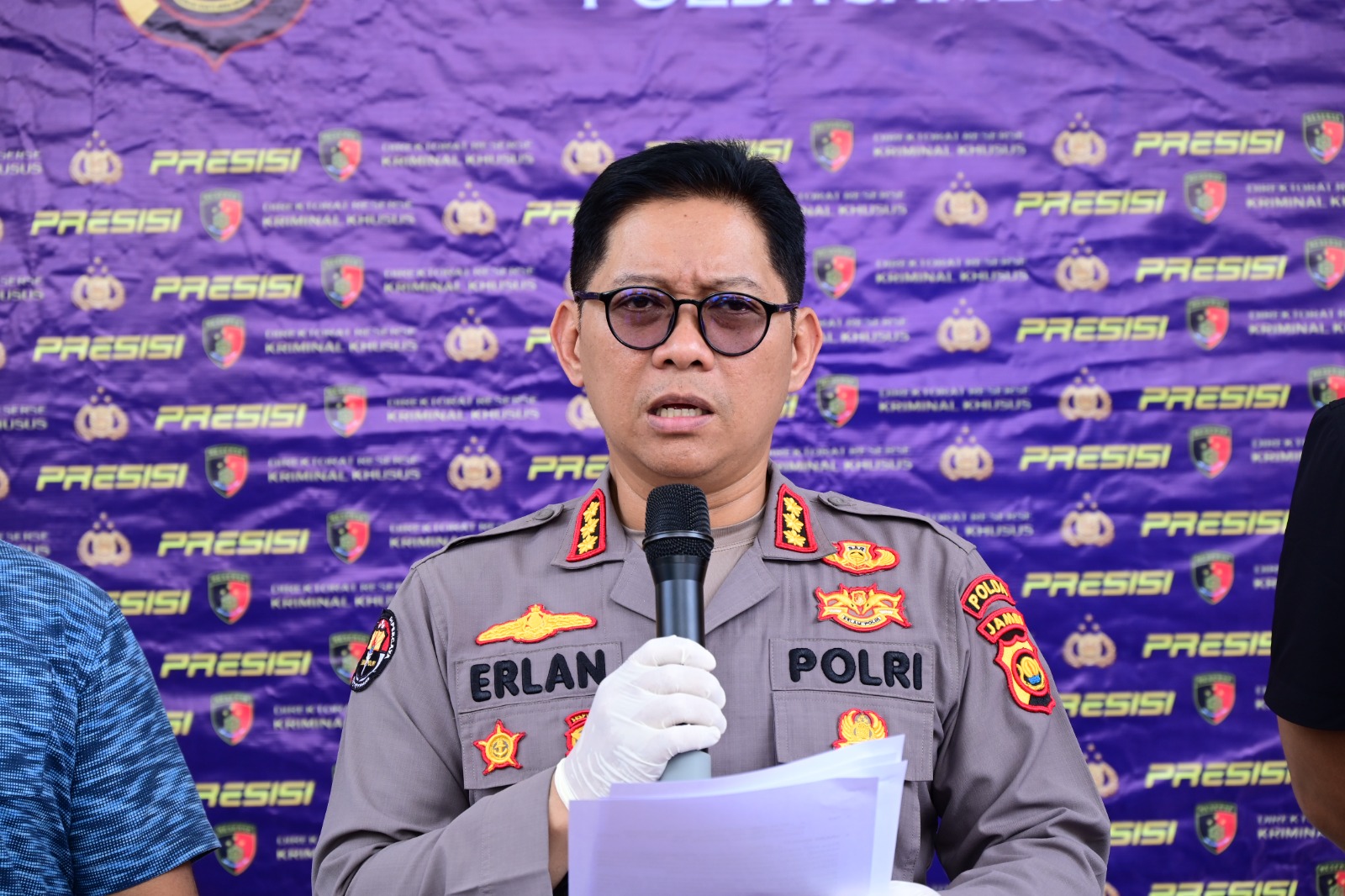 Kabid Humas Polda Jambi, Kombes Pol. Erlan Munaji.