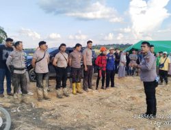 Pencarian Korban Perahu Terbalik di Sungai Batang Limun Terus Dilakukan, Kapolsek IPTU Usaha Sitepu Kerahkan Personel Gabungan