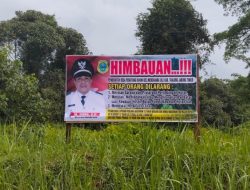 Pemdes Pematang Rahim Imbau Warga Tidak Merusak Hutan dan Membakar Lahan