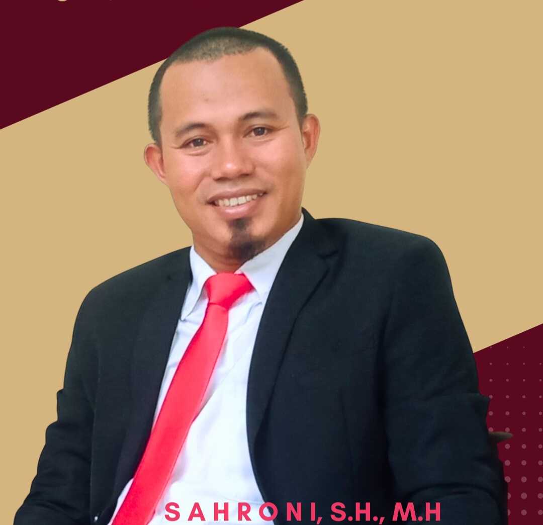 Kuasa Hukum Pelapor, Sahroni, S.H., M.H.