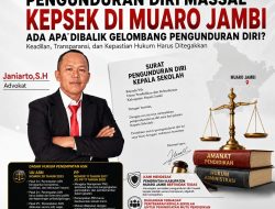 Polemik Kepala Sekolah Mundur Massal di Muaro Jambi, Publik Desak Pemerintah Bertindak Tegas