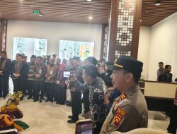 Sinergi Pengamanan Polsek Jaluko Dukung Kelancaran Kunjungan Wamenkumham RI di UNJA