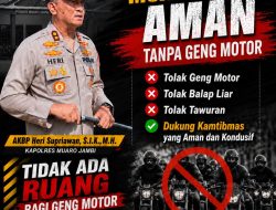 ​Komitmen Kapolres Muaro Jambi Sapu Bersih Geng Motor dan Balap Liar