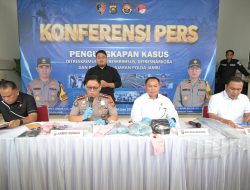 Polda Jambi Bongkar Ratusan Kasus Kriminal, Narkoba hingga Tambang Emas Ilegal