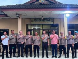 Kapolres Muaro Jambi AKBP Bayu Noormansyah Kunker ke Polsek Mestong