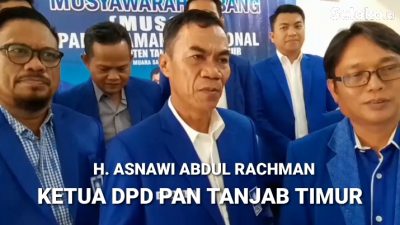 Pimpin DPD PAN Tanjab Timur, Asnawi Langsung Tancap Gas Targetkan Menang Pemilu 2029