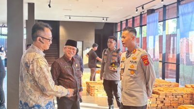 Polres Muaro Jambi Sukses Kawal Peresmian Museum Sriwijaya Dharmakirti oleh Menteri Kebudayaan