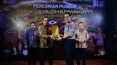Kapolda Jambi Hadiri Peresmian Museum Sriwijaya Dharmakirti